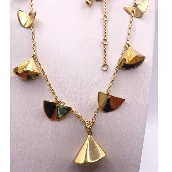 J Crew Vintage Charms Golden Necklace - Picture 3 of 5